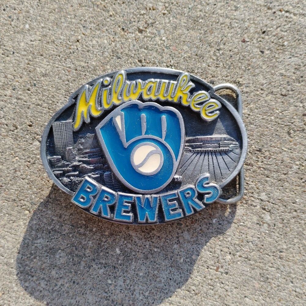 Milwaukee Brewers MLB Belt Buckle 1988 Vintage Siskiyou 1727/10000 Limited Ed